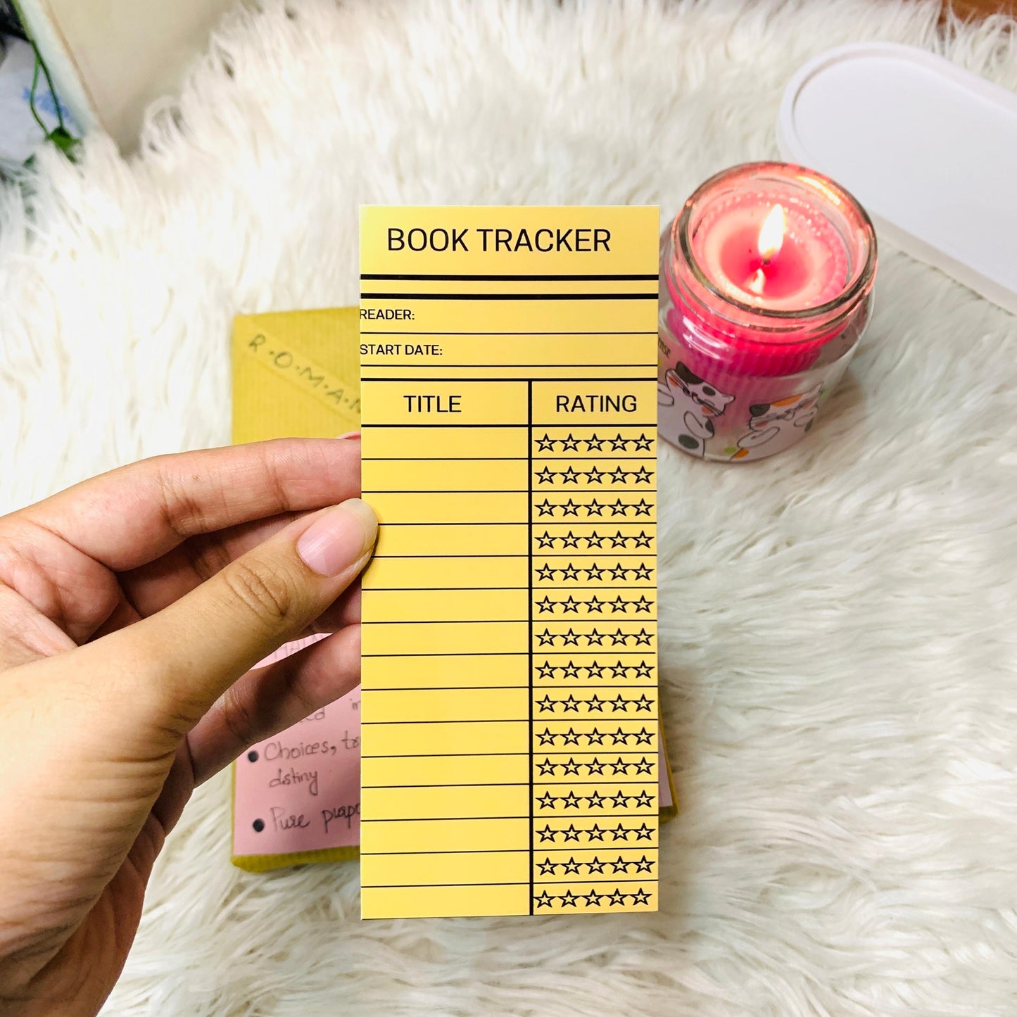 Blind Book Date - Pink Themed
