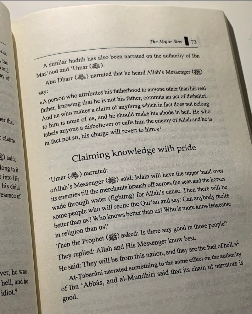 The Book of Major Sins