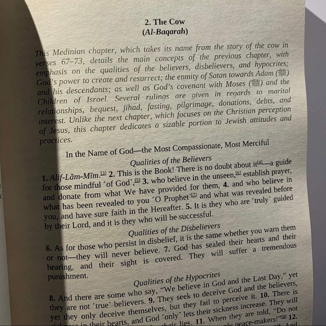 The Clear Qurân A Thematic English Translation By Dr. Mustaffa Khattab