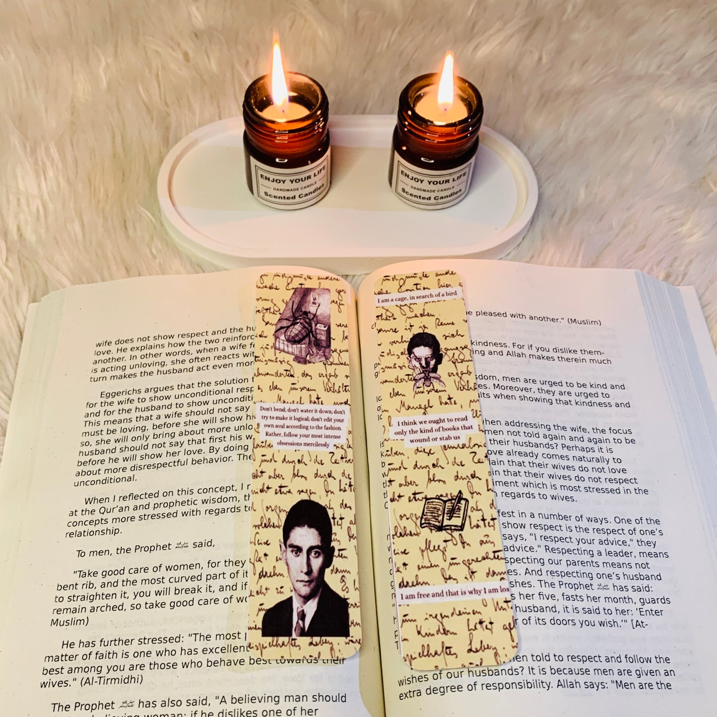 Franz Kafka Bookmarks – Set of 2 Vintage Literary Designs