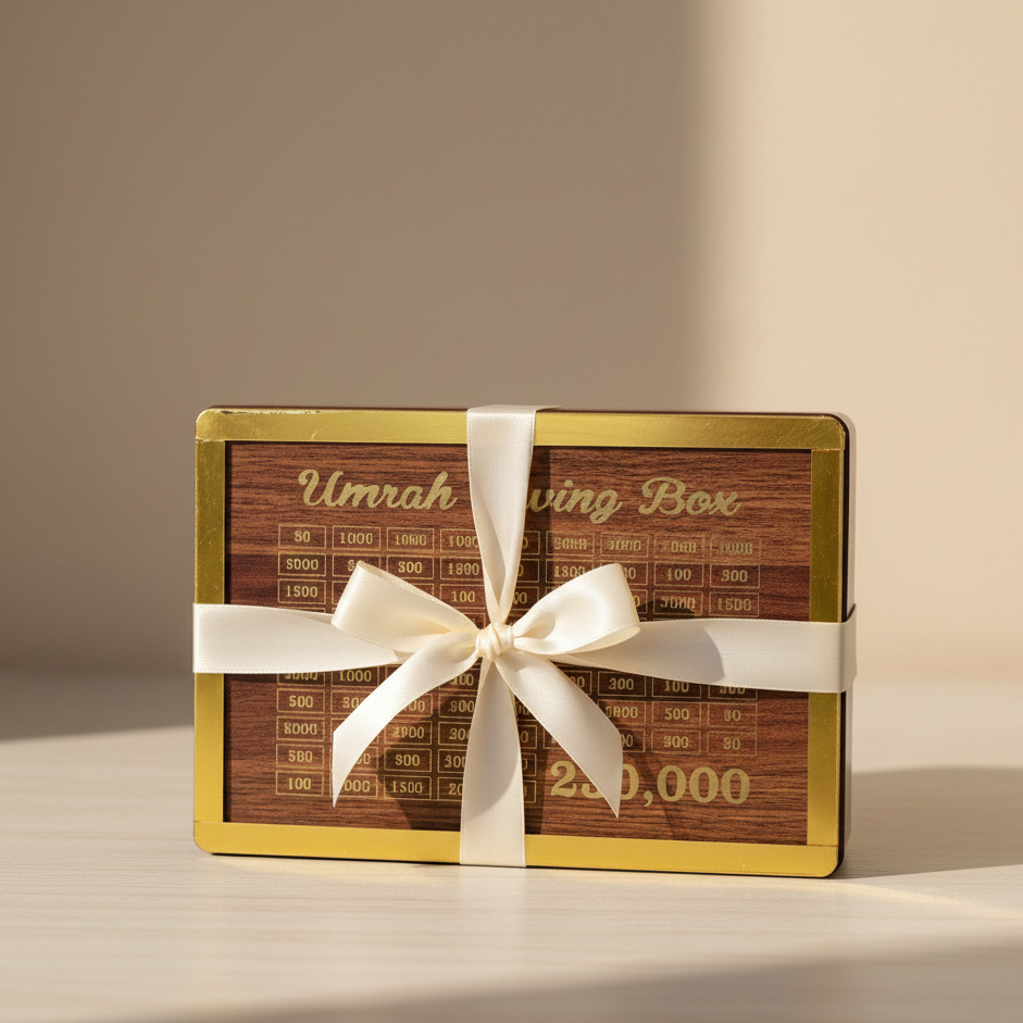 Umrah Saving Box – Islamic Money Saving Box for Pilgrimage & Gifts