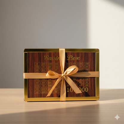 1 Lac Saving Box – Money Saving Box for Goals, Gifts & Personal Finance