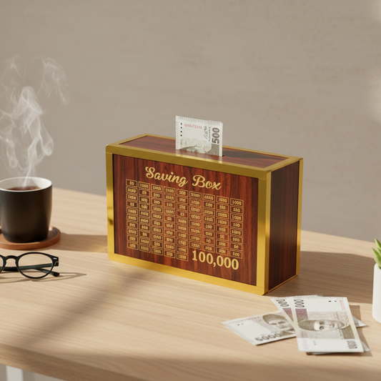 1 Lac Saving Box – Money Saving Box for Goals, Gifts & Personal Finance