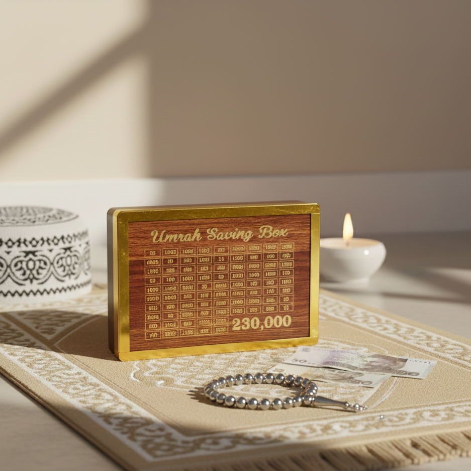 Umrah Saving Box – Islamic Money Saving Box for Pilgrimage & Gifts