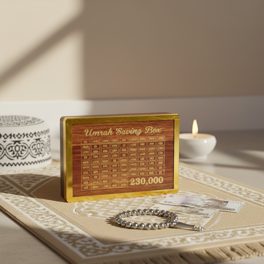 Umrah Saving Box – Islamic Money Saving Box for Pilgrimage & Gifts