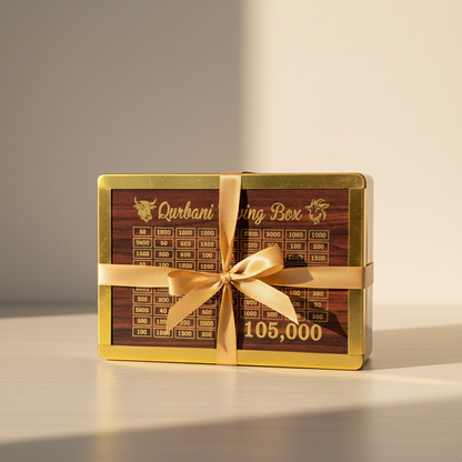 Qurbani Saving Box – Islamic Money Box for Eid ul Adha & Sacrifice