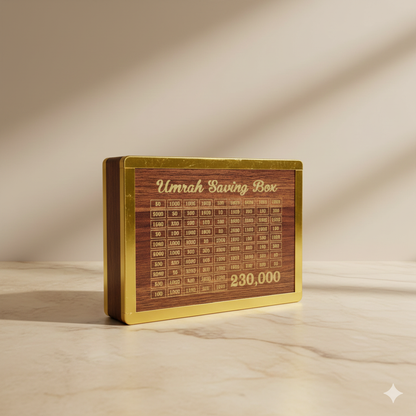 Umrah Saving Box – Islamic Money Saving Box for Pilgrimage & Gifts