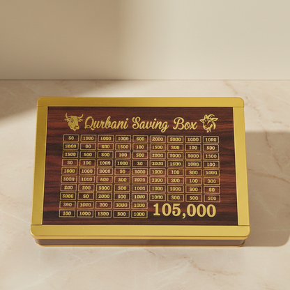 Qurbani Saving Box – Islamic Money Box for Eid ul Adha & Sacrifice