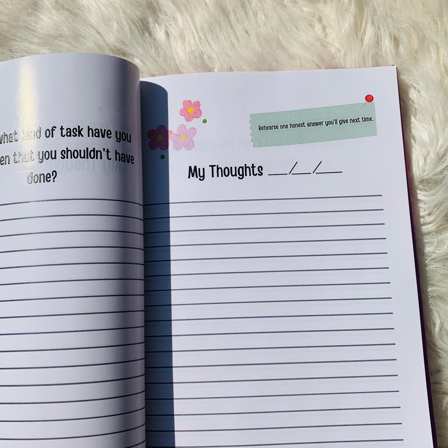 Title: Mirror's Echo: An Introspective Self Talk Journal + BookMark