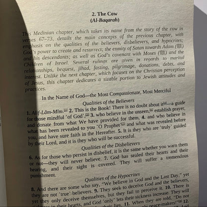 The Clear Qurân A Thematic English Translation By Dr. Mustaffa Khattab