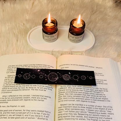 Moon & Crescent Bookmark – Trendy Lunar Design