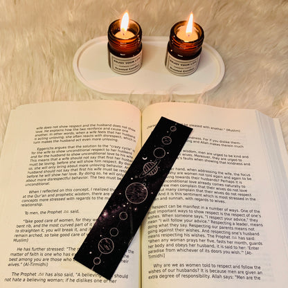 Moon & Crescent Bookmark – Trendy Lunar Design